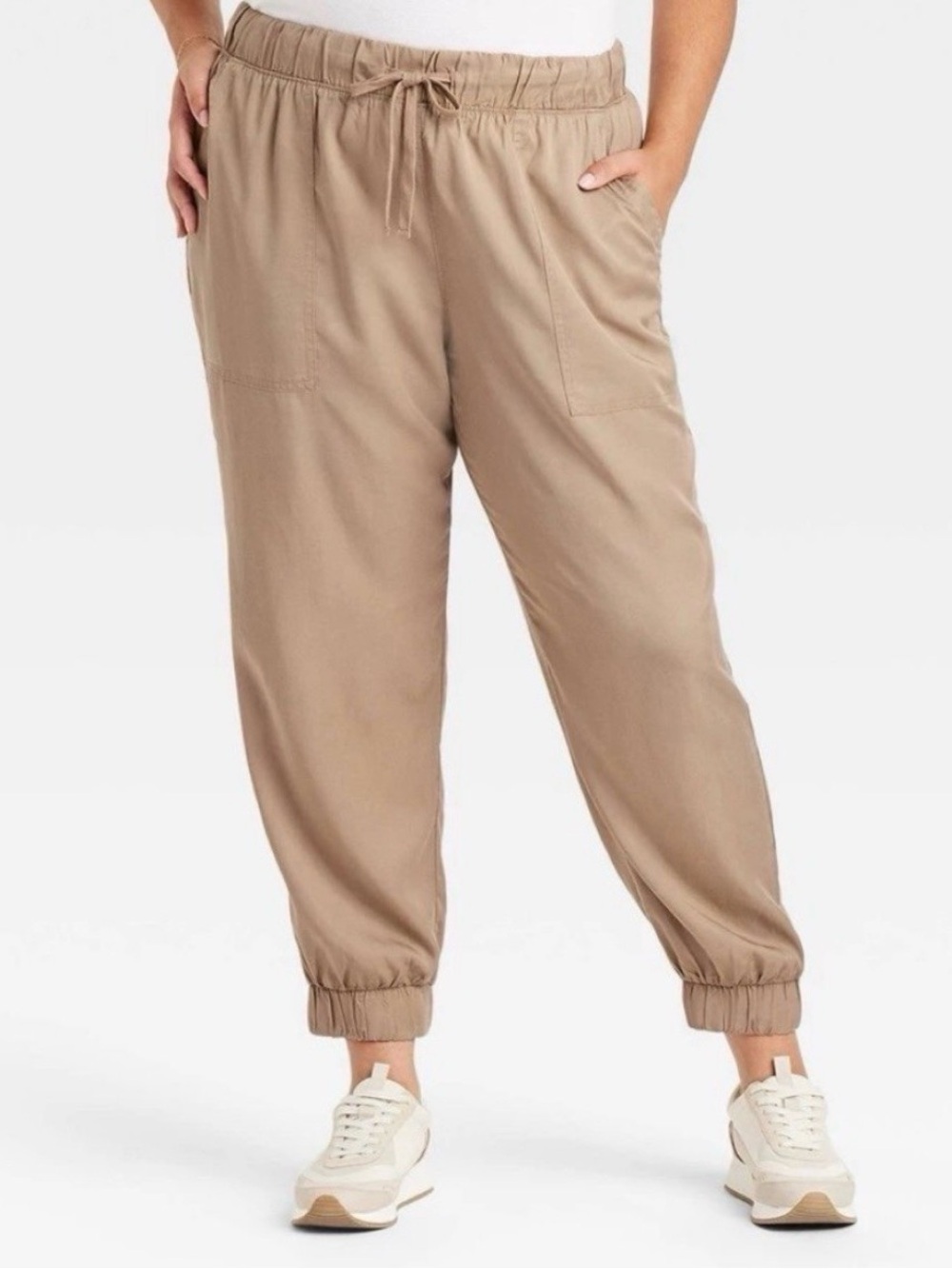 Universal Thread Tan Drawstring Jogger Pants